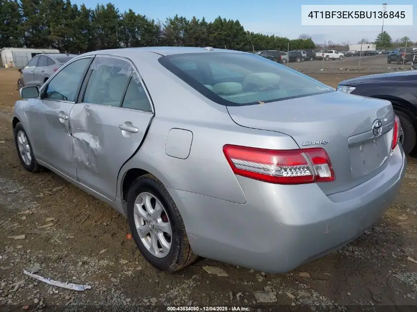 4T1BF3EK5BU136845 2011 Toyota Camry Le