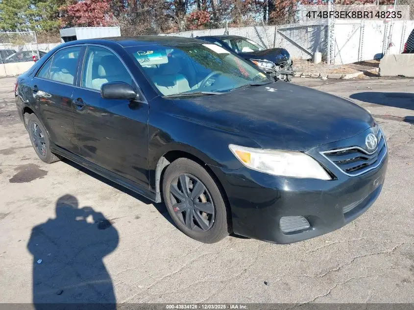 4T4BF3EK8BR148235 2011 Toyota Camry