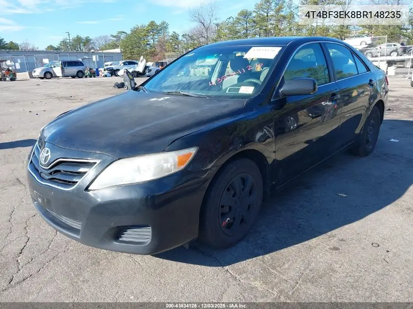 4T4BF3EK8BR148235 2011 Toyota Camry