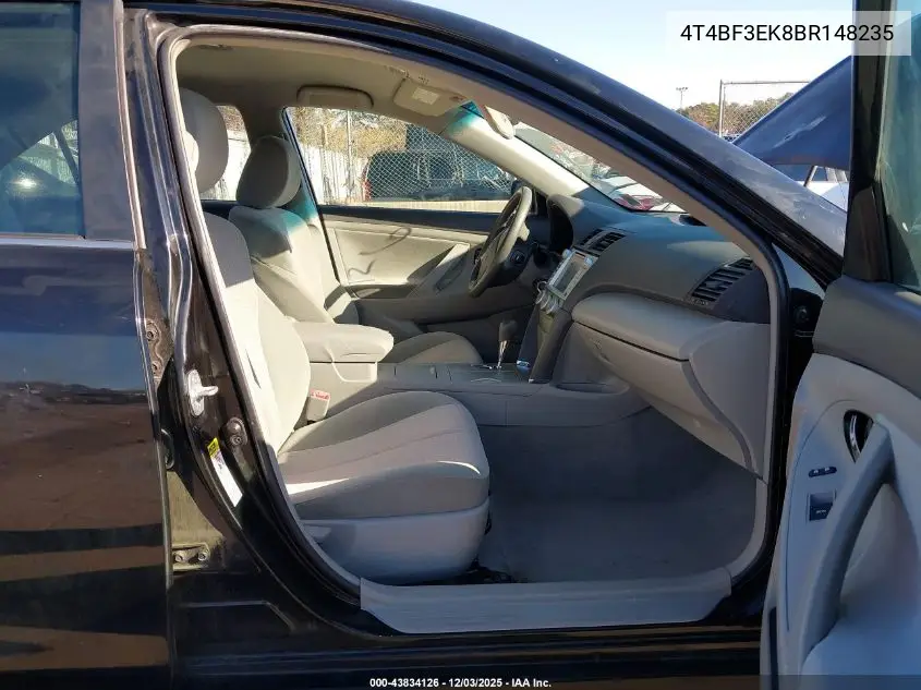 4T4BF3EK8BR148235 2011 Toyota Camry