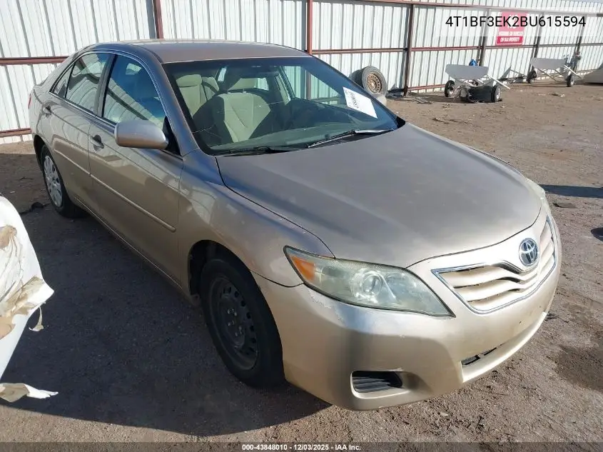 4T1BF3EK2BU615594 2011 Toyota Camry Le