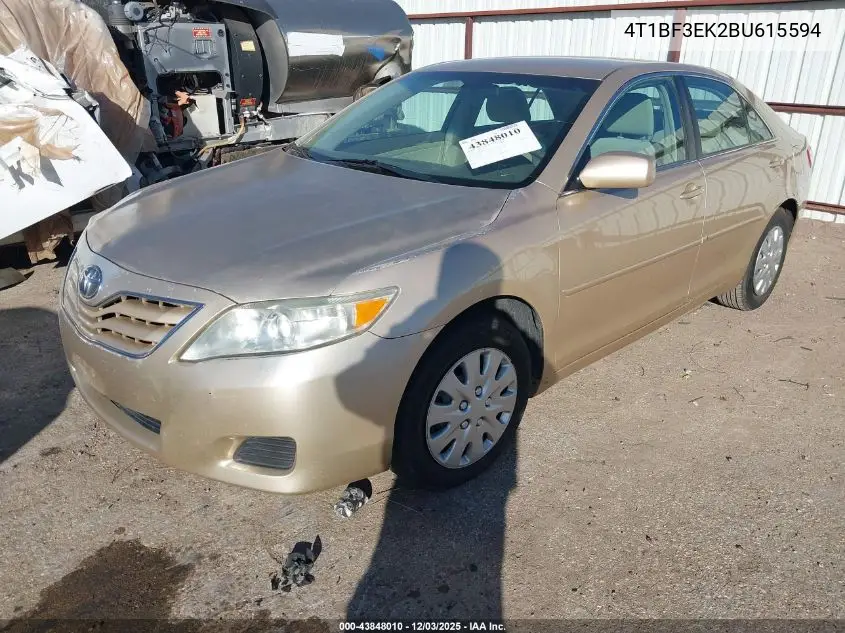 4T1BF3EK2BU615594 2011 Toyota Camry Le