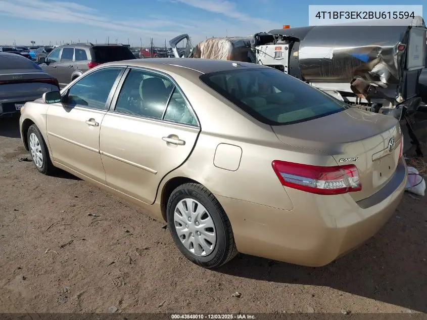 4T1BF3EK2BU615594 2011 Toyota Camry Le