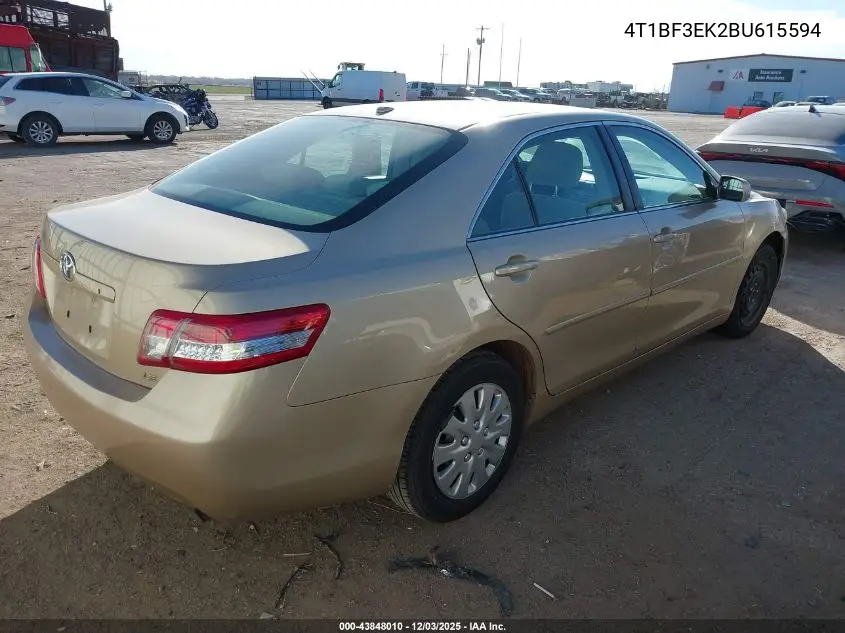 4T1BF3EK2BU615594 2011 Toyota Camry Le
