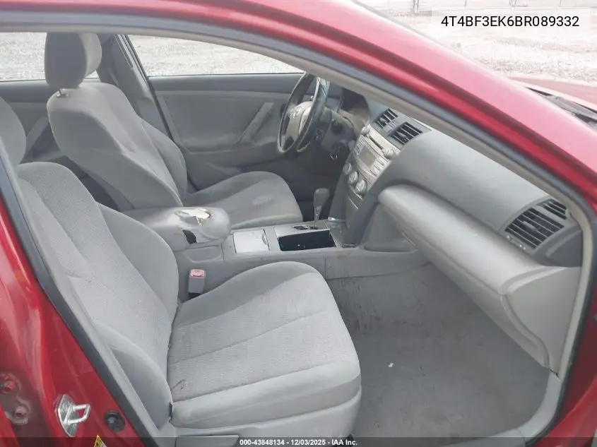 4T4BF3EK6BR089332 2011 Toyota Camry Le