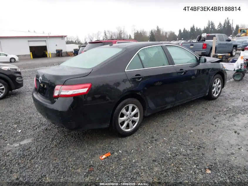 4T4BF3EK4BR188814 2011 Toyota Camry Le