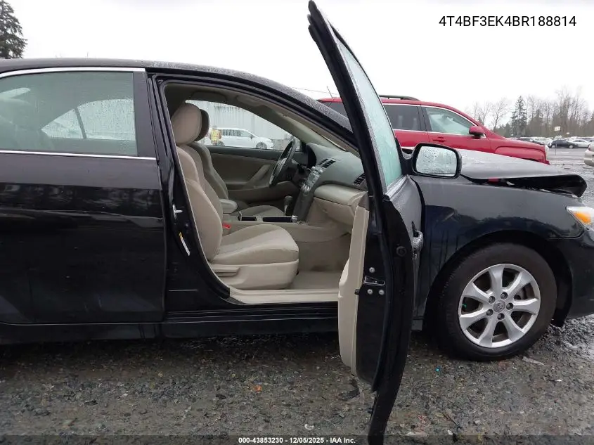 4T4BF3EK4BR188814 2011 Toyota Camry Le