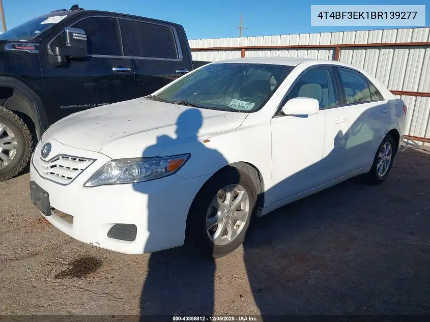 4T4BF3EK1BR139277 2011 Toyota Camry Le