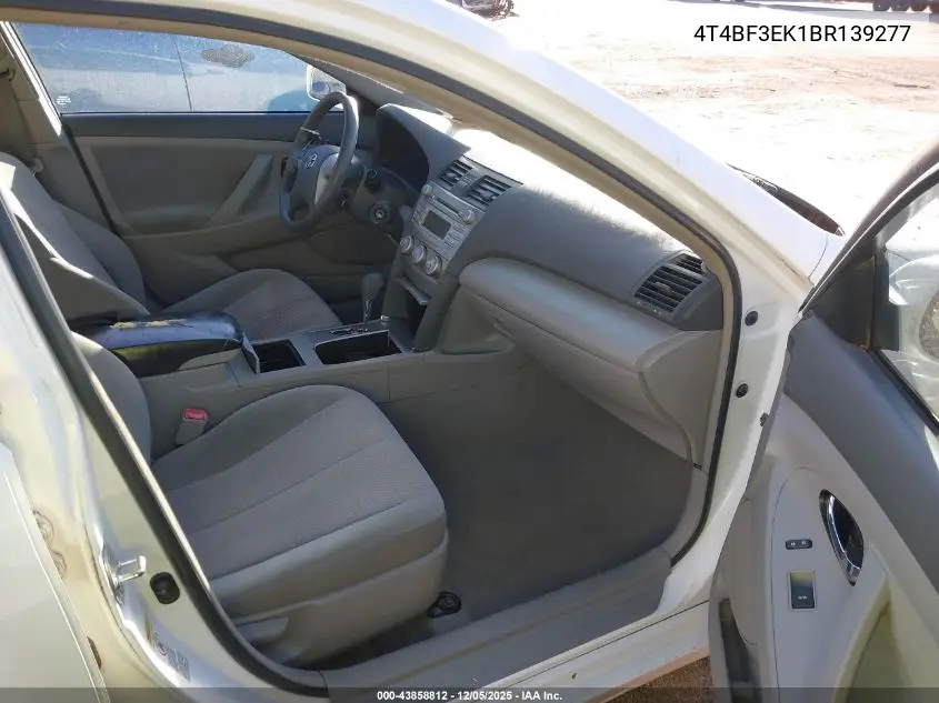 4T4BF3EK1BR139277 2011 Toyota Camry Le