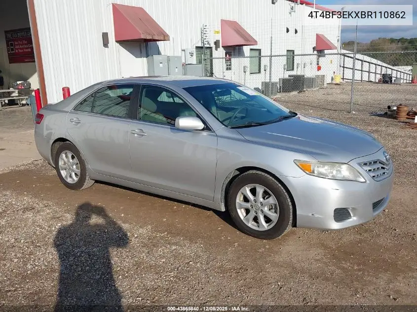 4T4BF3EKXBR110862 2011 Toyota Camry Le