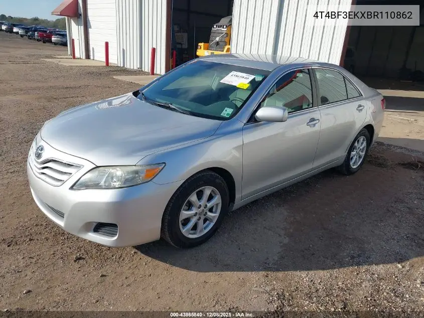 4T4BF3EKXBR110862 2011 Toyota Camry Le