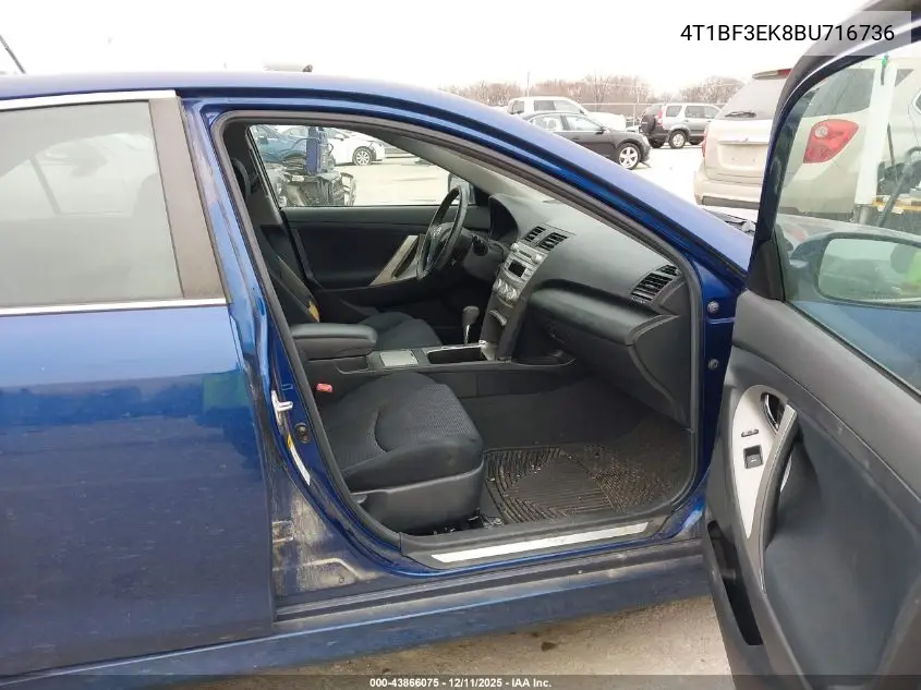 4T1BF3EK8BU716736 2011 Toyota Camry Se