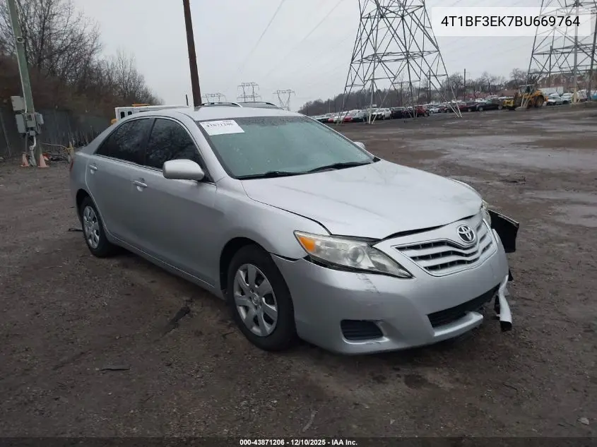 4T1BF3EK7BU669764 2011 Toyota Camry