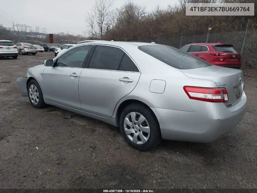 4T1BF3EK7BU669764 2011 Toyota Camry