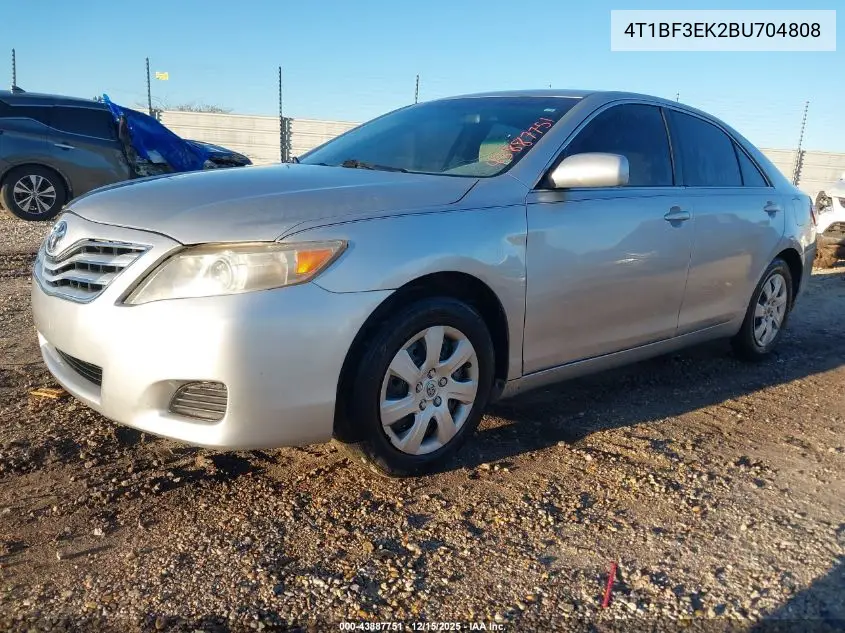 4T1BF3EK2BU704808 2011 Toyota Camry Le