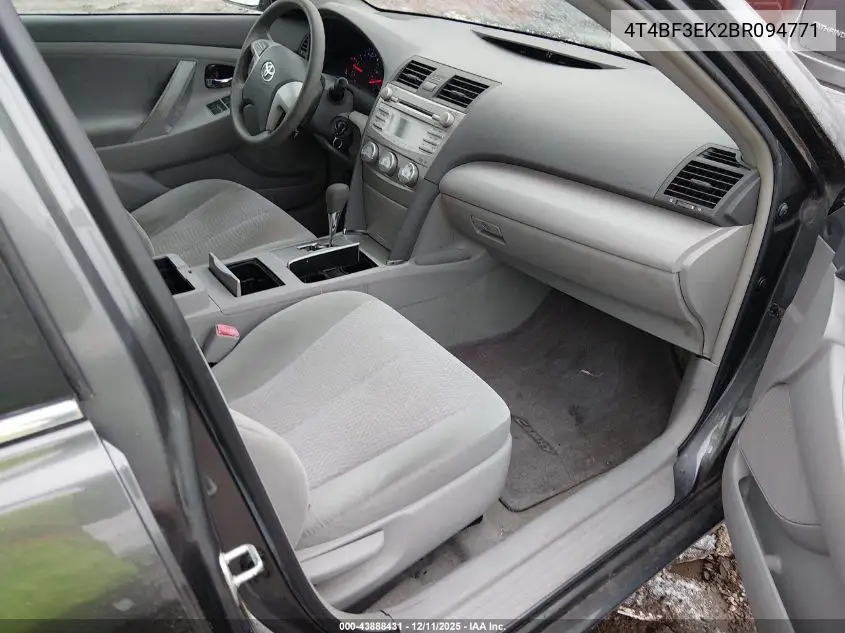 4T4BF3EK2BR094771 2011 Toyota Camry Le