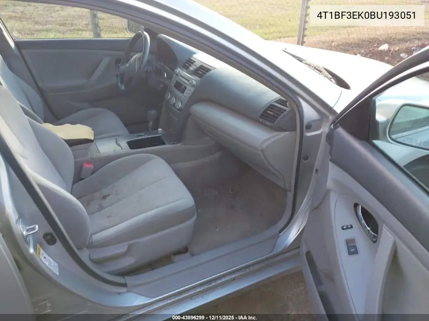 4T1BF3EK0BU193051 2011 Toyota Camry Le