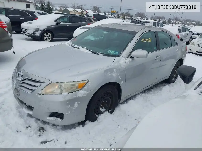 4T1BF3EK0BU773318 2011 Toyota Camry Le