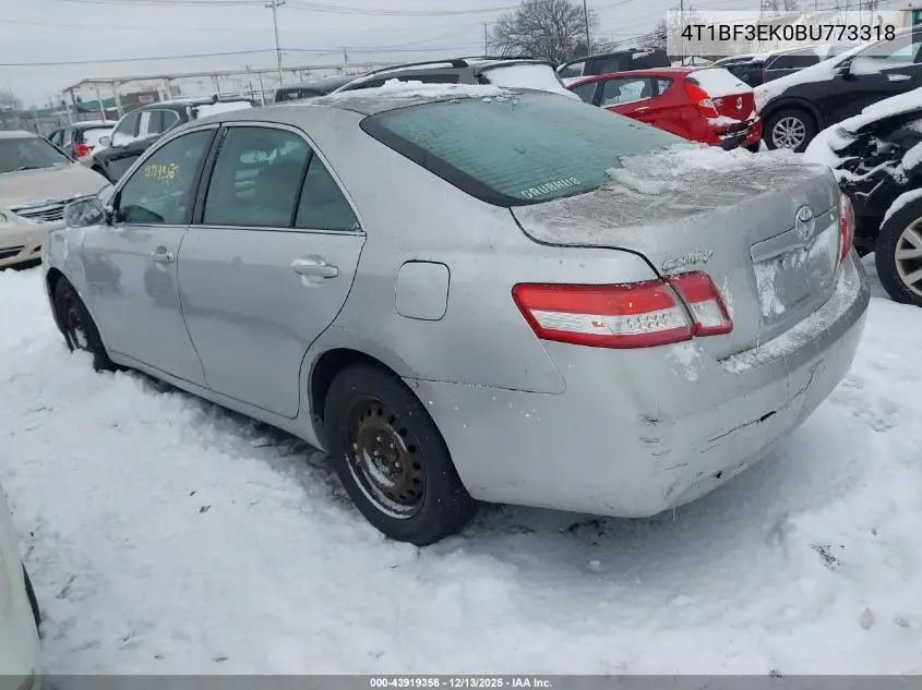 4T1BF3EK0BU773318 2011 Toyota Camry Le