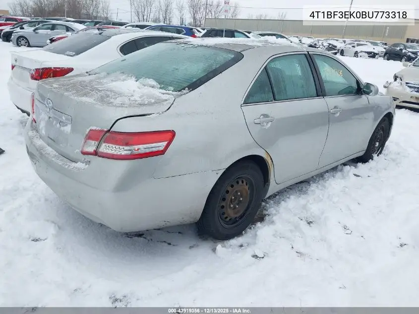 4T1BF3EK0BU773318 2011 Toyota Camry Le