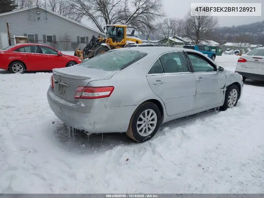 4T4BF3EK2BR128921 2011 Toyota Camry Xle