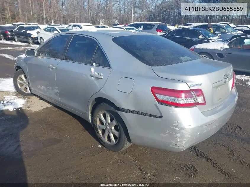 4T1BF3EK2BU655559 2011 Toyota Camry Le
