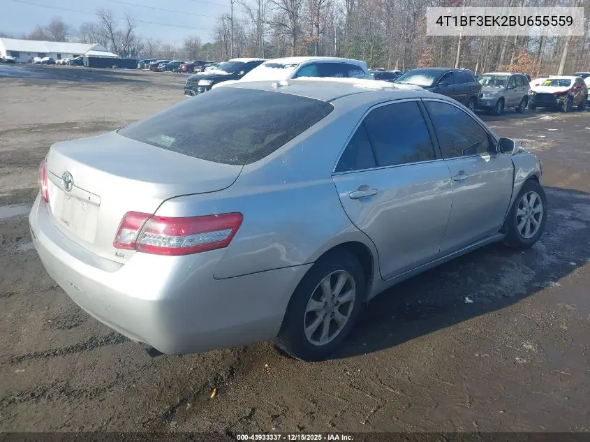 4T1BF3EK2BU655559 2011 Toyota Camry Le
