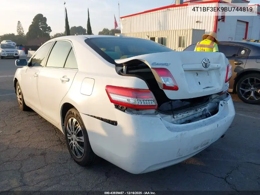 4T1BF3EK9BU744819 2011 Toyota Camry Le