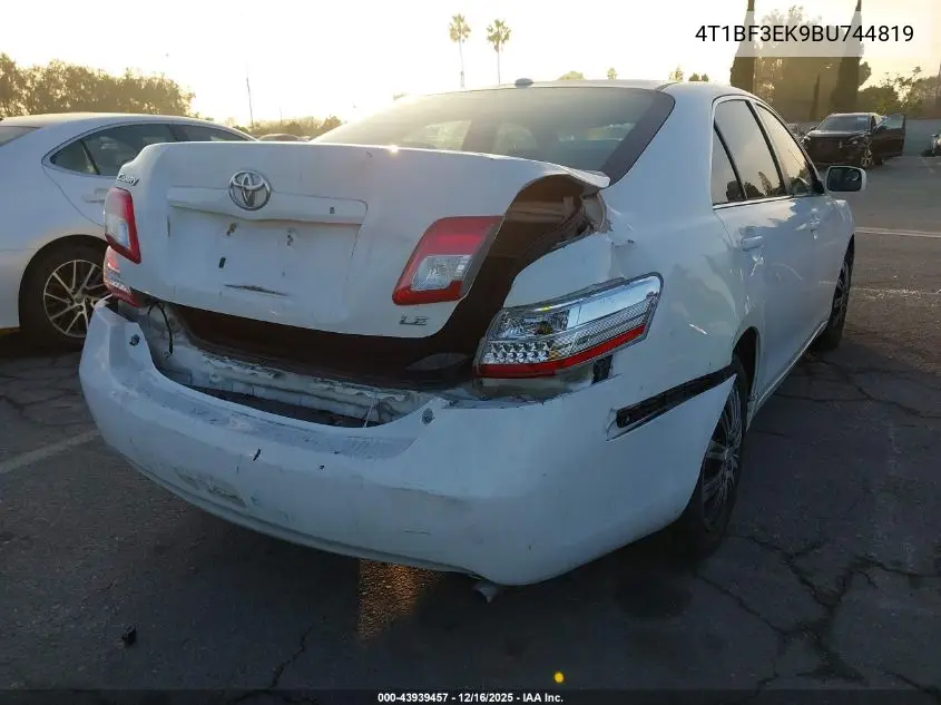 4T1BF3EK9BU744819 2011 Toyota Camry Le