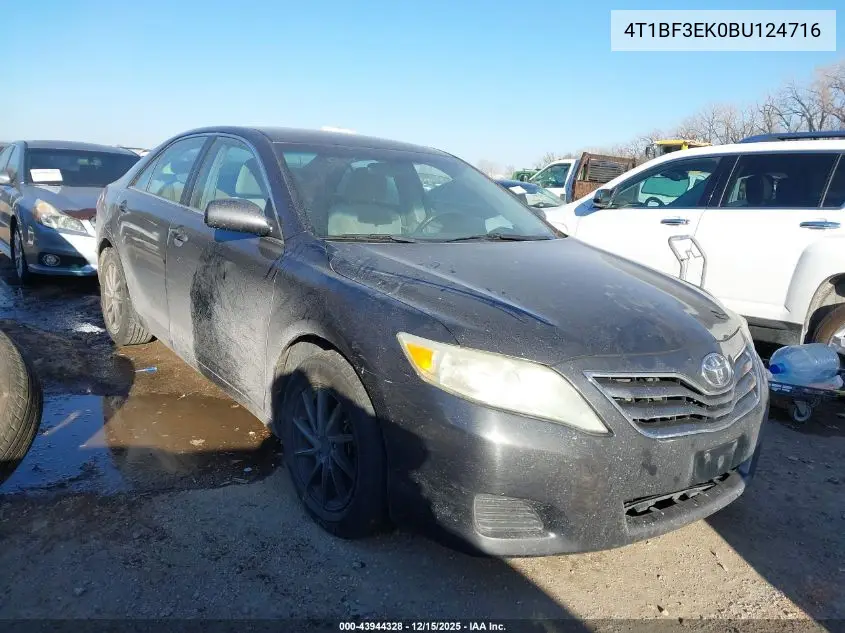 4T1BF3EK0BU124716 2011 Toyota Camry Le