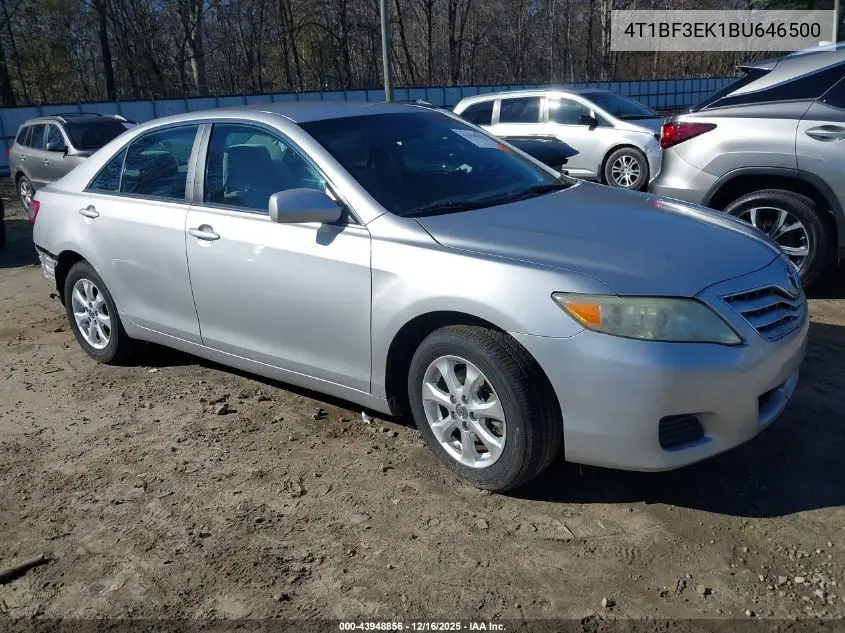 4T1BF3EK1BU646500 2011 Toyota Camry Le