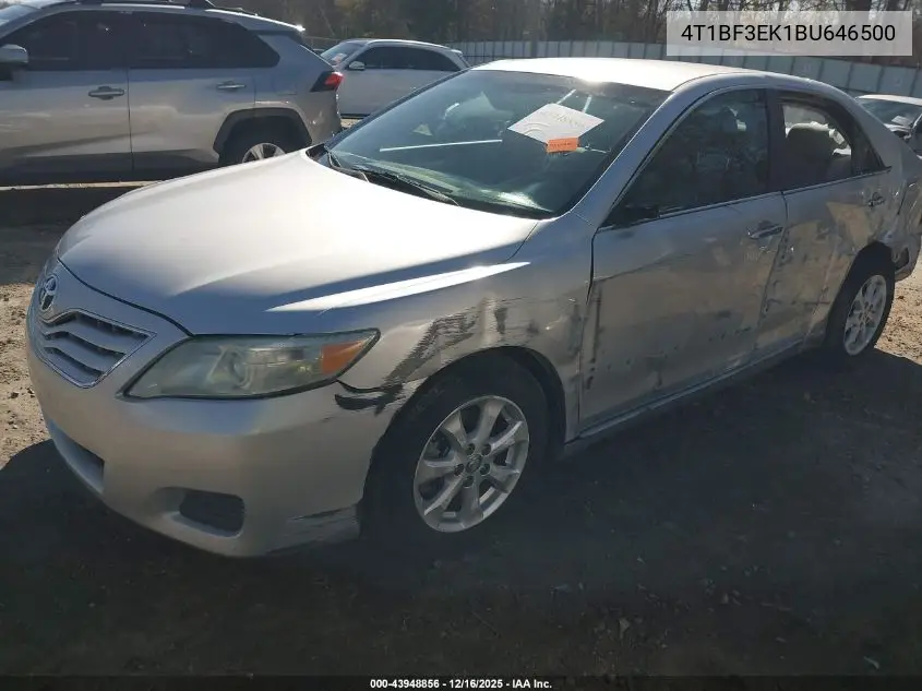 4T1BF3EK1BU646500 2011 Toyota Camry Le