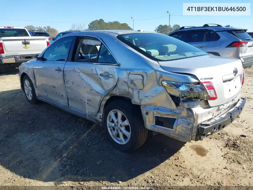 4T1BF3EK1BU646500 2011 Toyota Camry Le