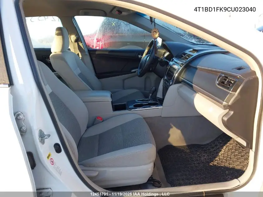 4T1BD1FK9CU023040 2012 Toyota Camry Hybrid Le