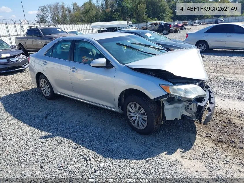 4T4BF1FK9CR262149 2012 Toyota Camry Le