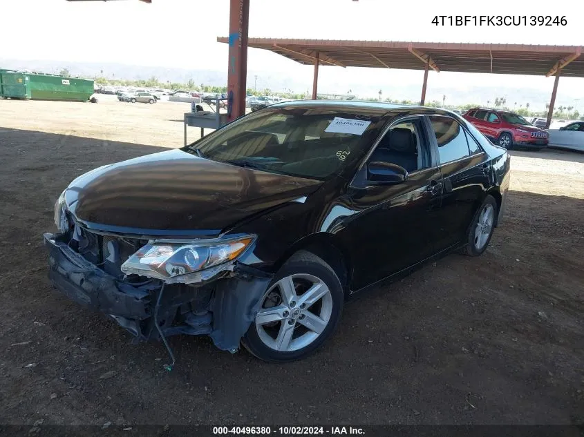 4T1BF1FK3CU139246 2012 Toyota Camry Se