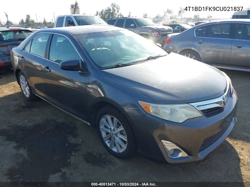 4T1BD1FK9CU021837 2012 Toyota Camry Hybrid Xle