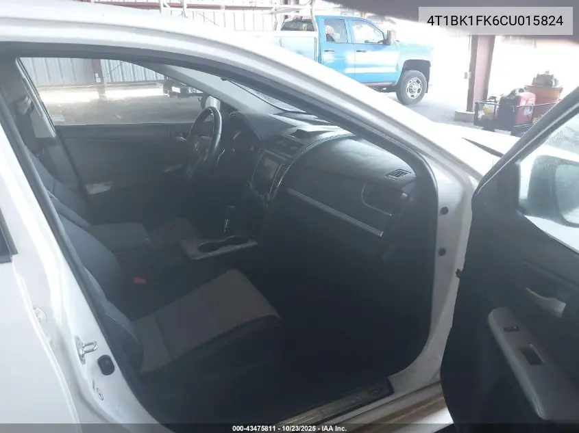 4T1BK1FK6CU015824 2012 Toyota Camry Se V6