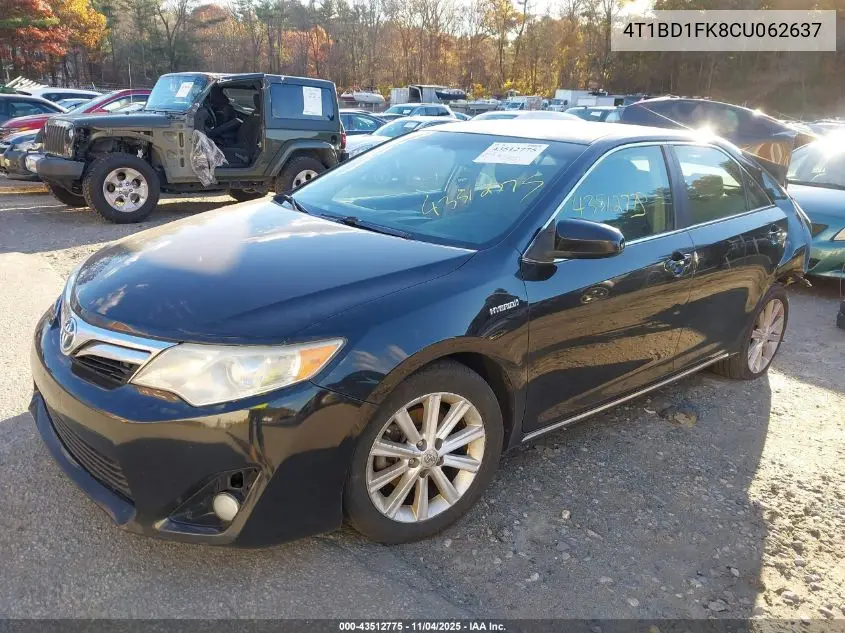 4T1BD1FK8CU062637 2012 Toyota Camry Hybrid Xle