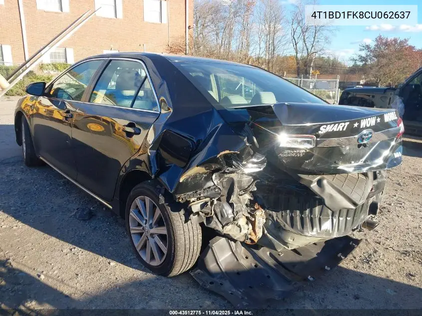 4T1BD1FK8CU062637 2012 Toyota Camry Hybrid Xle