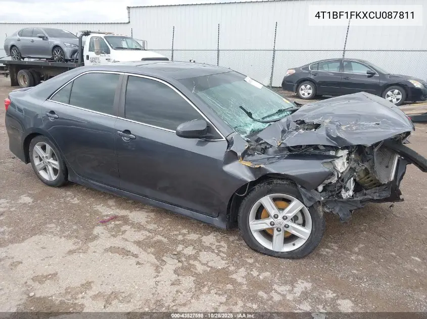 4T1BF1FKXCU087811 2012 Toyota Camry Se
