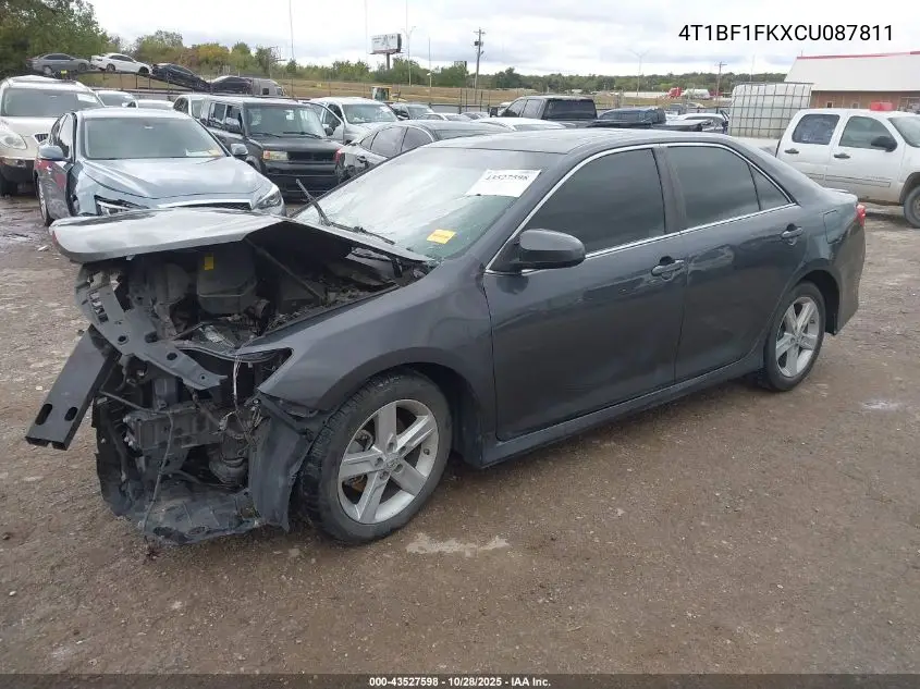 4T1BF1FKXCU087811 2012 Toyota Camry Se