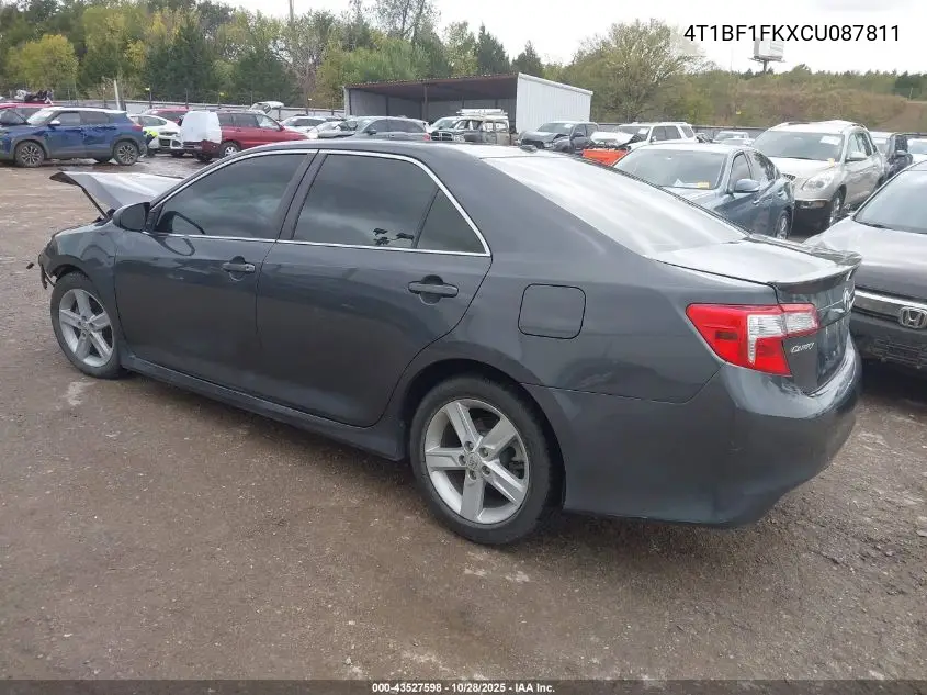 4T1BF1FKXCU087811 2012 Toyota Camry Se