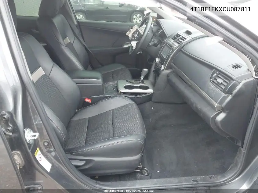 4T1BF1FKXCU087811 2012 Toyota Camry Se