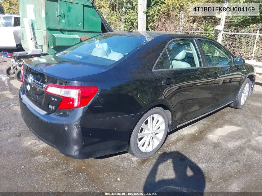 4T1BD1FK8CU004169 2012 Toyota Camry Hybrid/Le/Xle