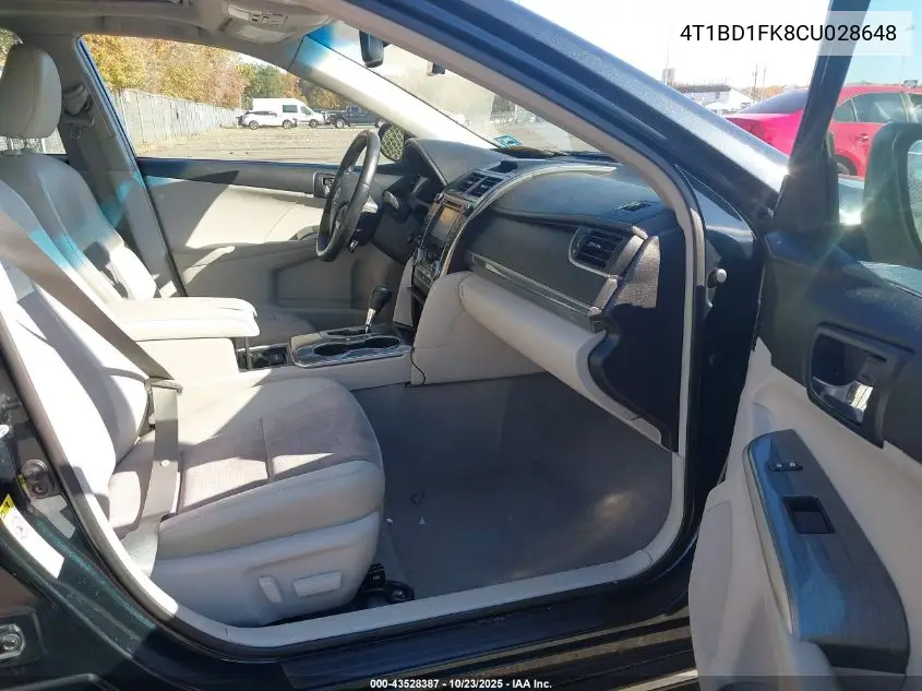 4T1BD1FK8CU028648 2012 Toyota Camry Hybrid Xle
