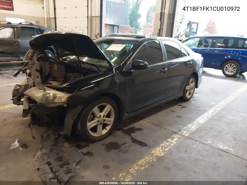 4T1BF1FK1CU010972 2012 Toyota Camry Se