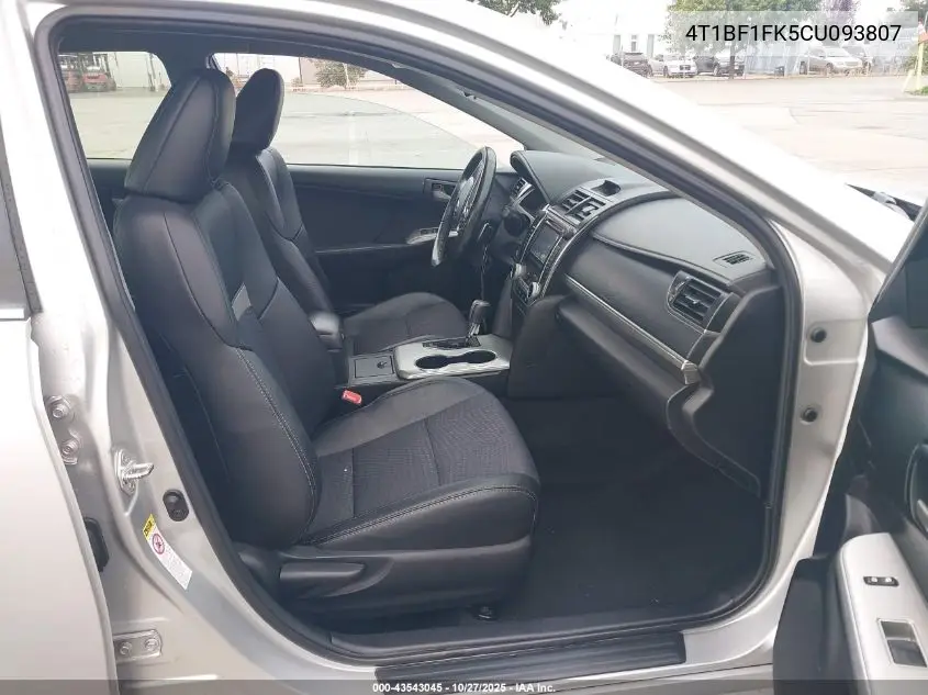 4T1BF1FK5CU093807 2012 Toyota Camry Se