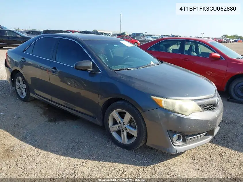 4T1BF1FK3CU062880 2012 Toyota Camry Se
