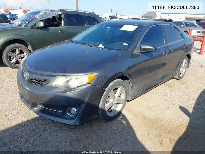 4T1BF1FK3CU062880 2012 Toyota Camry Se